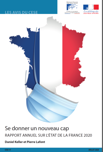 Rapport 2020 du CESE sur l’état de la France (mise en ligne : 20/07/2020)