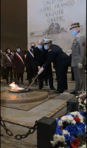 Centième anniversaire de l’inhumation du Soldat Inconnu sous l’Arc de Triomphe (mise en ligne : 30/01/2021)