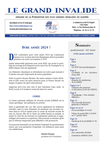 Le Grand Invalide 826